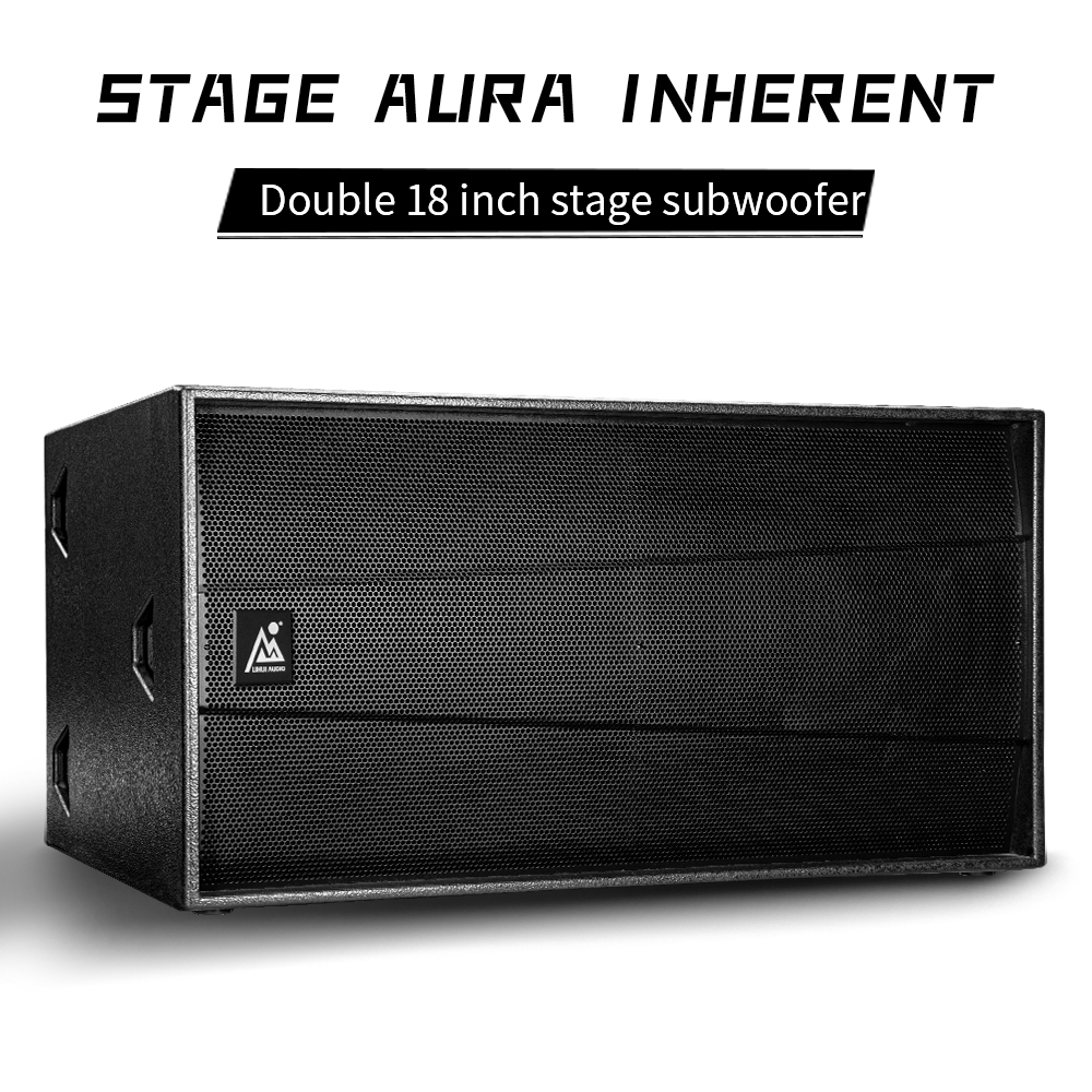 Professional Stage အသံစနစ်အတွက် SUB-D18 Dual 18 လက်မ Subwoofer စပီကာ