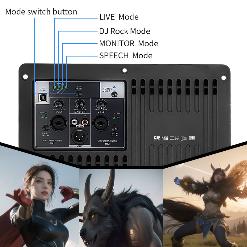 MT10550D 1400w 8 ohm Class D Amplifiers Plate Pro Dsp AMP Plate Audio Power Amplifier Modules For Active Speaker