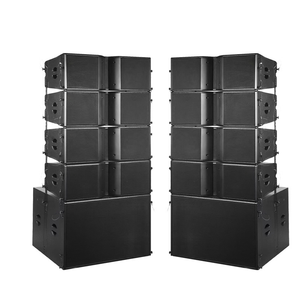 Two-frequency Division Dual 10" Linear Array Speaker for Outdoor Stage Subwoofer Linear Speakers 