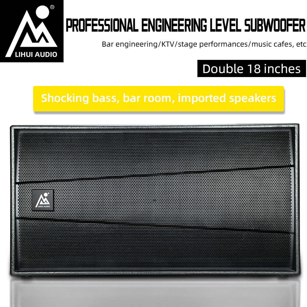 SUB-D18 Dual 18 Inch Subwoofer Speaker for Professional Stage Sound System