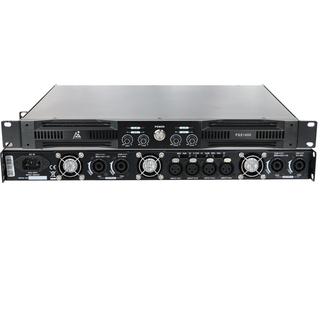 4 Channel Powerful Stable Commercial Professional Power Amplifier