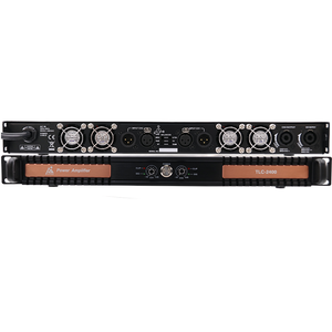 TLC2400 2400w Tow Channel Pro Sound Amplifier with Aluminum Radiator Inside Low And High Tone Control Designed for Touring Audio Systems