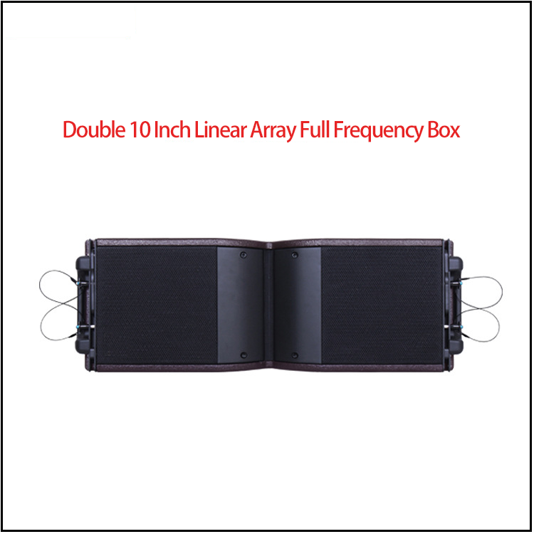 High Power Dual 10 Linear Speakers for Outdoor Performance Professional Speaker