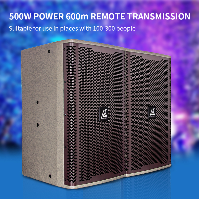 12inch 1000w Full Range Floor Mental Iron Mesh Stage Speakers Passive Line Array Speakers