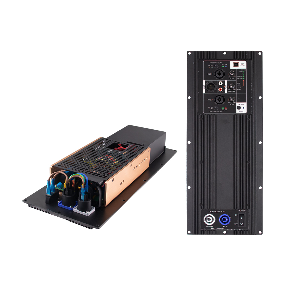 Lihui Power AMP Module 2 Channes 1000w Class D Audio Bass Subwoofer Active Speaker Plate Amplifier Power Amplifier Broad