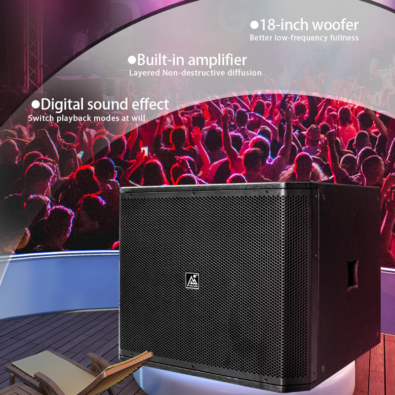 Lihui LS118A+LF112A18inch Column Array Speaker for Outdoor Stage Party Concert Speaker Bluetooth Column Speaker PA System Professional