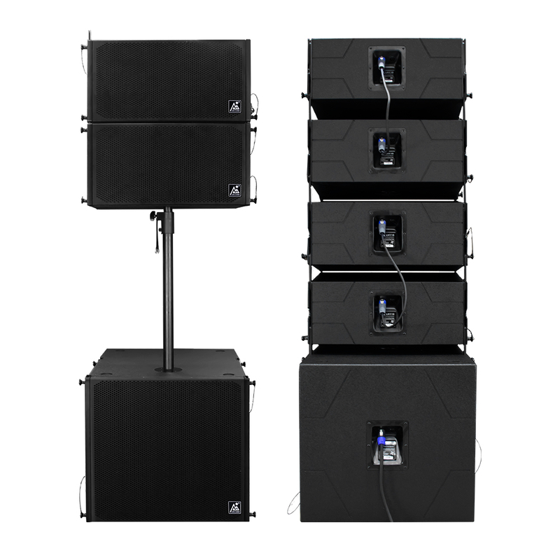 LiHUI Professional Audio Mini Linear Sound System Speakers Active Line Array