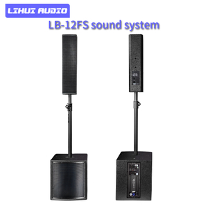 Lihui Audio Precios bajos Excelente calidad de sonido 1000W Dsp activo 110V~240V Columna de subwoofer Sistema de PA Line Array Spaeker para escenario