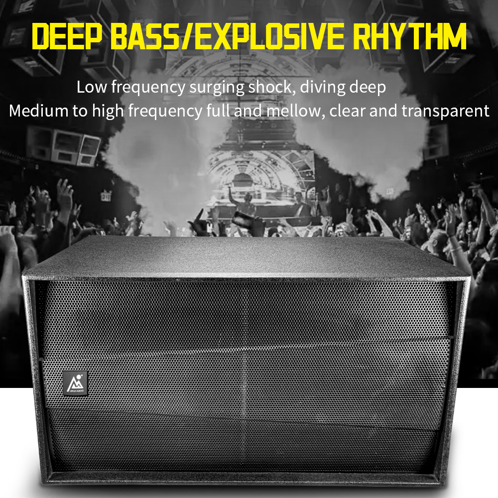 SUB-D18 Dual 18 Inch Subwoofer Speaker for Professional Stage Sound System
