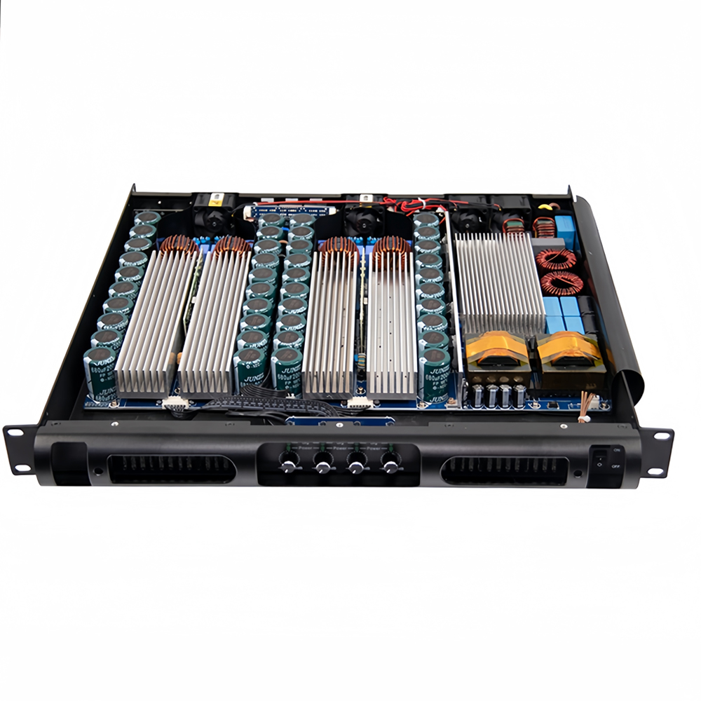 Factory Supply 1600W*2 Class D 4 channel power Amplifier